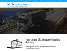 Tablet Screenshot of fleetminder.com